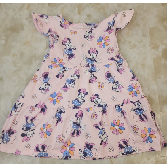 Jumping Beans Disney Other - Girls Jumping Beans Disney Pink Blue Minnie Mouse Casual Dress 12 Months